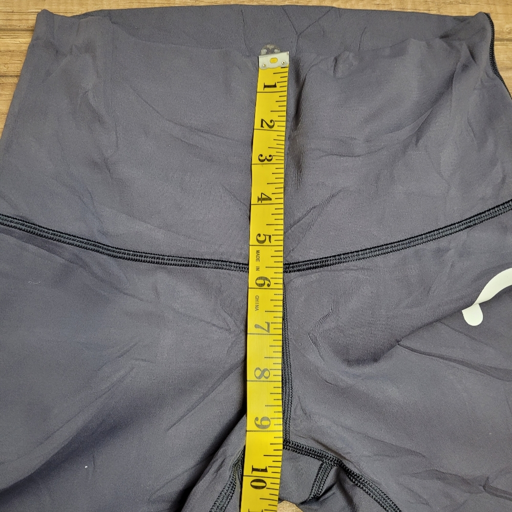 Lululemon × Peloton Wunder Under Women's fold over HR Scalloped Hem Crop 23" 4 - Picture 13 of 15